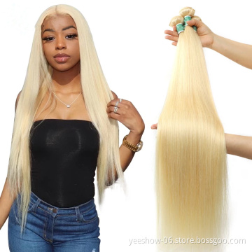 factory price long length 613virgin human hair  raw virgin cuticle aligned hair 10A 613 mink Brazilian hair bundles